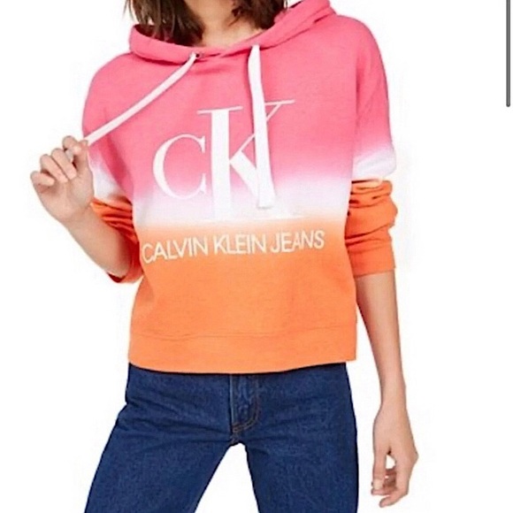 SOLD Host Pick! CALVIN KLEIN Colorful Hoodie - Picture 5 of 13